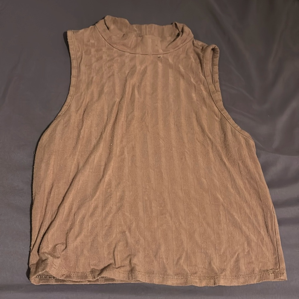 Brown tank top